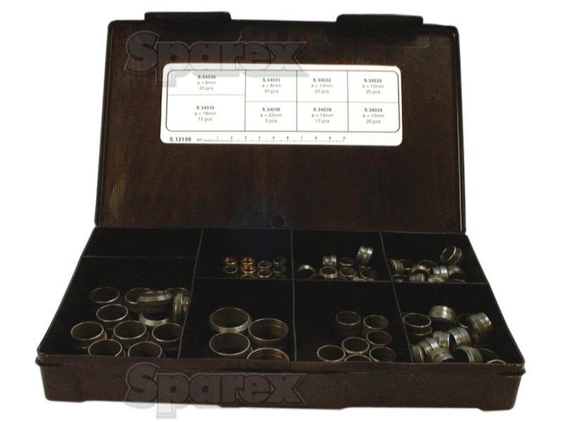 Hydraulic Metal Pipe Cutting Ring 130 pcs various Handipak