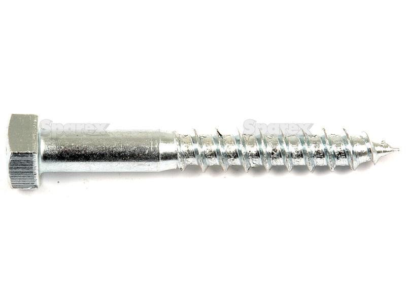 Metric Coach Screw, Size: M8 x 60mm (Din 571)