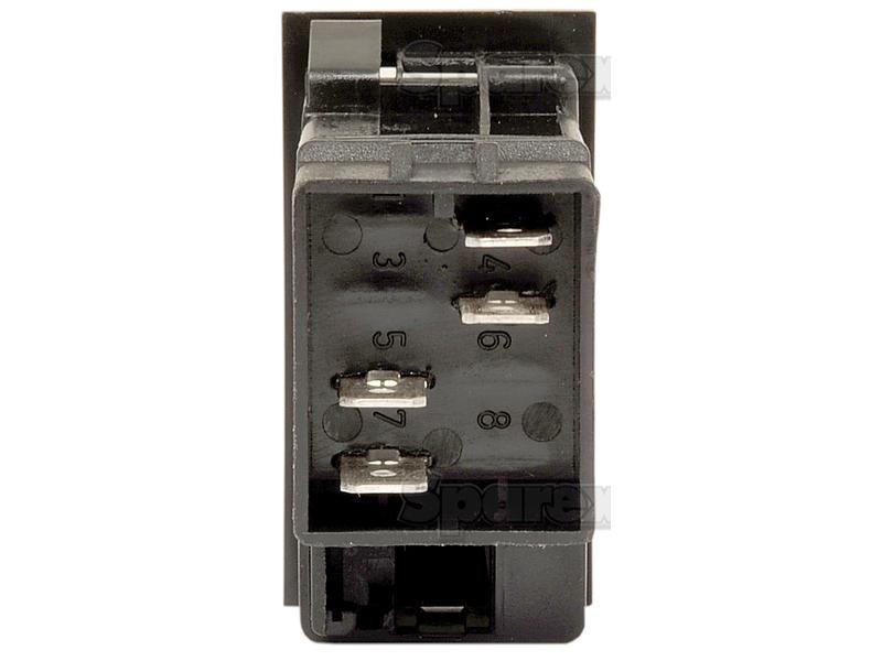 Rocker Switch - Wiper Washer, 3 Position (Off/1/(2))