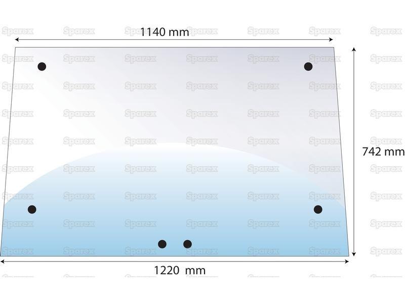 Rear Window Renault (7700 007 529, 7700007529, Dieteg)