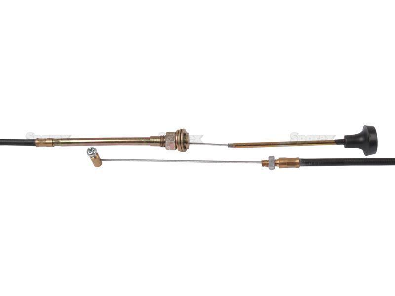 Engine Stop Cable - Length: 960mm, Outer cable length: 745mm. for Kubota L295 (L Series Compact)
