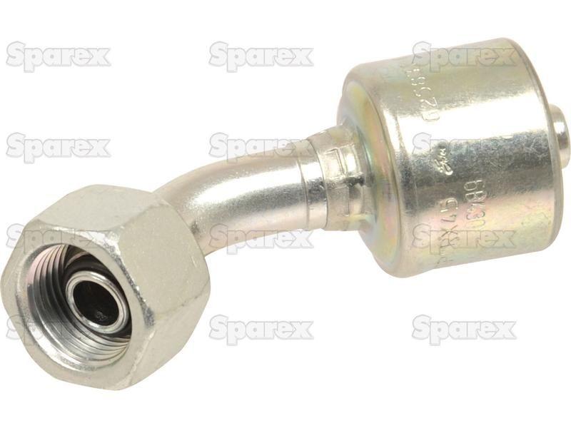 Gates BSP 60° Hose Insert 3/8'' x 3/8'''' Female 135° Swept Swivel Gates (Belts) (6G6FBSPORX45)