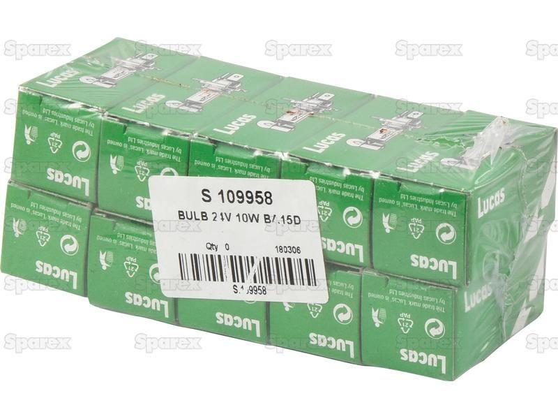 Halogen Side | Indicator Bulb, 24V, 10W, BA15d Base Lucas, Phillips