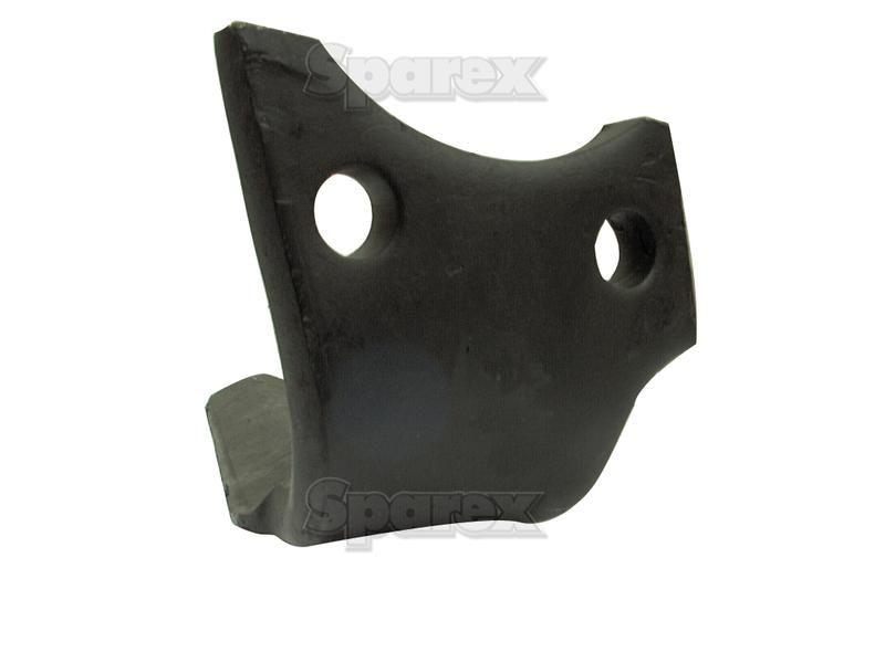 Power Harrow Blade 100x16x320mm RH. Hole centres: 66mm. Hole Ø 17.5mm. Replacement forPerugini (Concept-Ransome), Rabewerk. for Rabewerk VKE