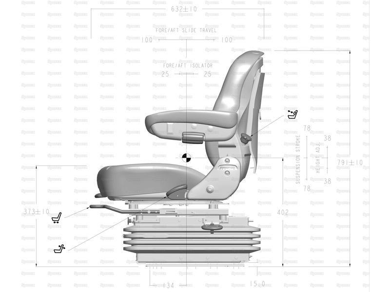Sears Air Suspension Seat