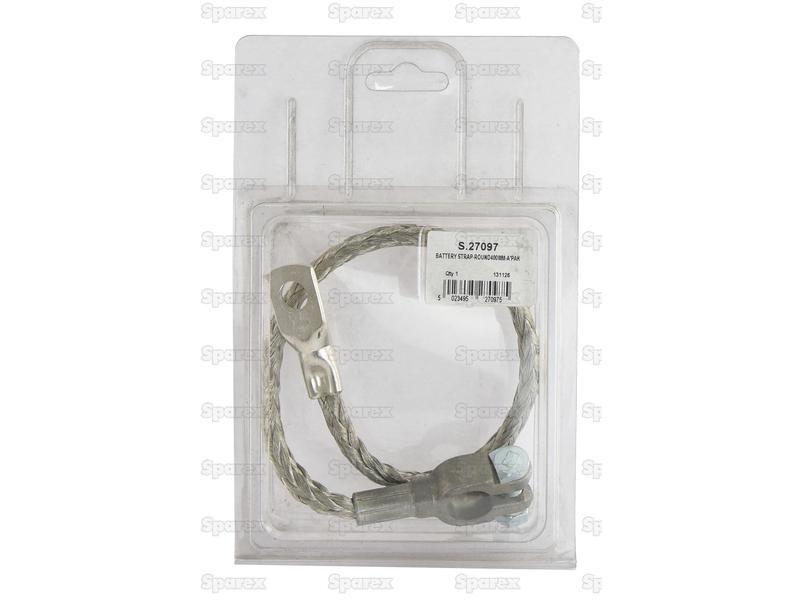 Battery Strap, Earth/Negative (Clamp) Length: 400mm
