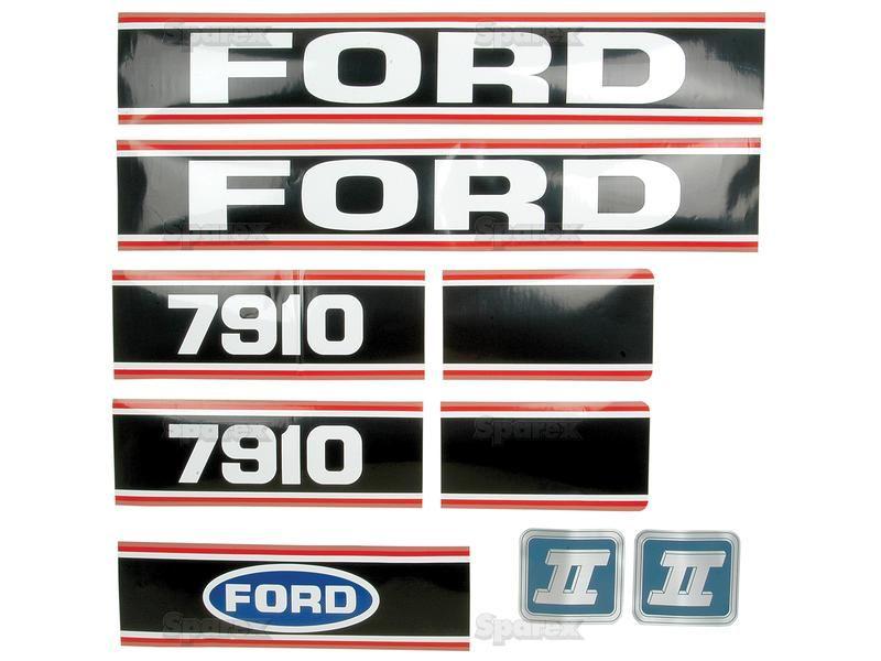 Decal Set - Ford / New Holland 7910 Force II for Ford New Holland