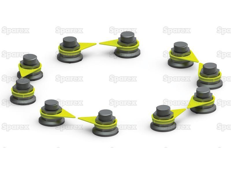 Checkpoint® Original Wheel Nut Indicator, 21mm 100 pcs.