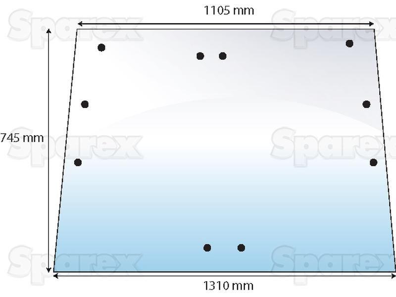 Windscreen FRITZMEIER (520 593, 520593)