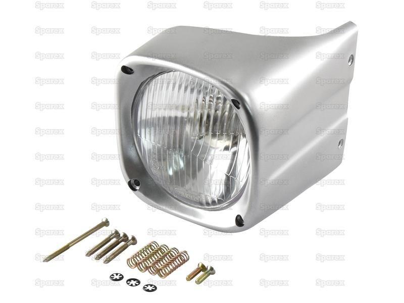 Halogen Head Light and Cowl Kit, LH (RH Dip Dip) for Massey Ferguson 175 (100 Series)
