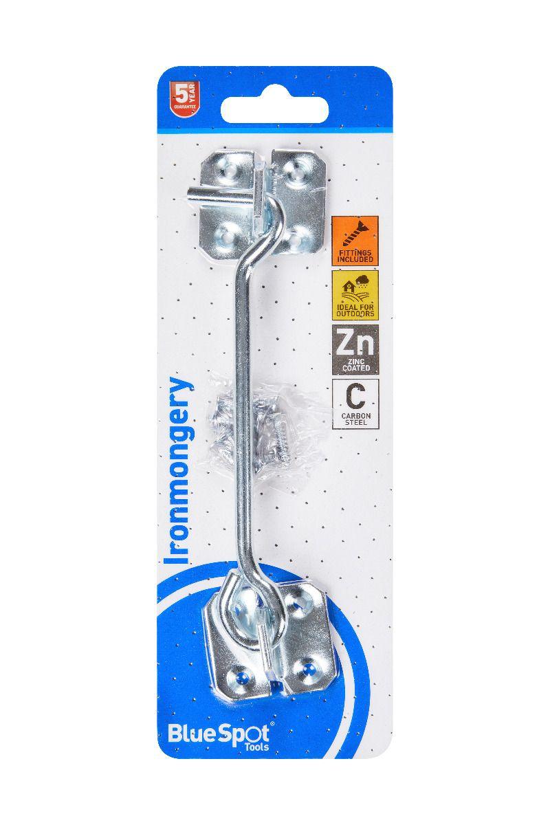 Blue Spot Tools Zinc Plated Cabin Hook 152mm