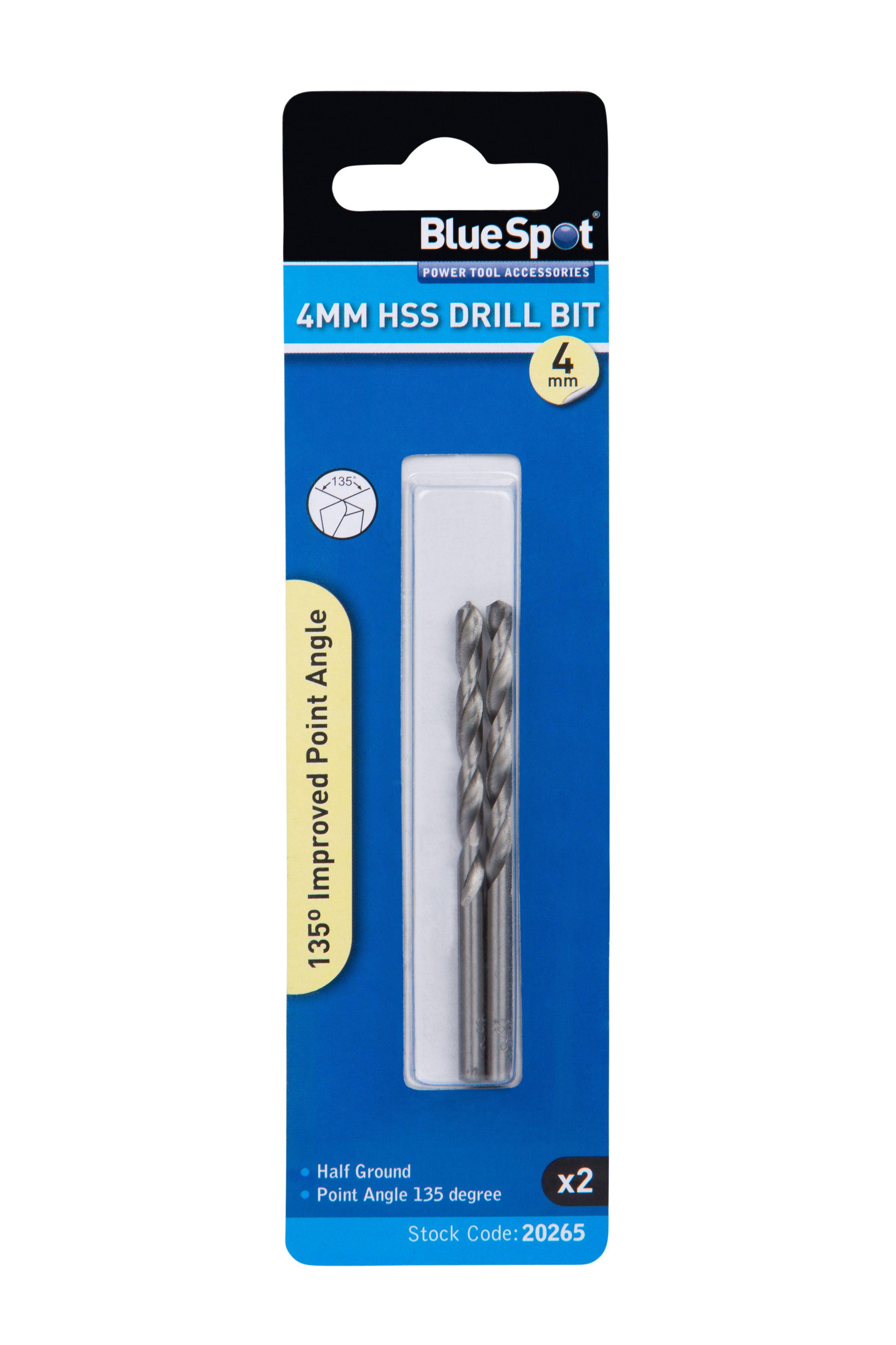 Blue Spot Tools 10 PCE Cobalt Fully Ground 3.5mm Drills