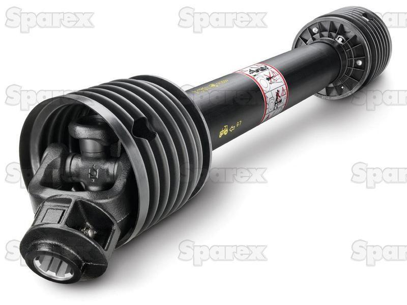 PTO Shaft - (Lz) Length: 1210mm, 1 3/8'' x 6 Spline Q.R. to 1 3/8'' x 6 Spline Q.R. Bondioli & Pavesi (7G4N121CE007007)