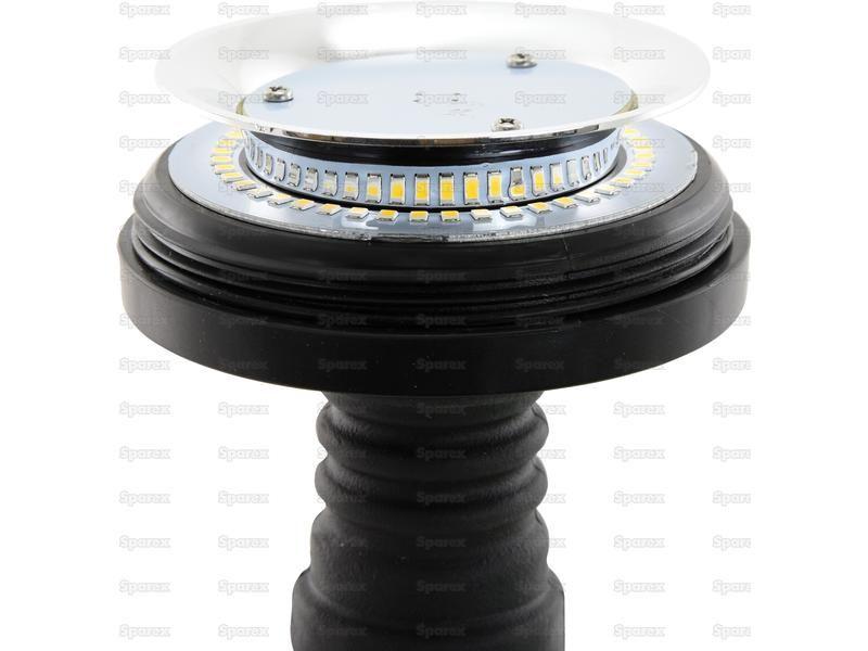LED Rotating Beacon (Green), Interference: Class 3, Flexible Pin, 12/24V