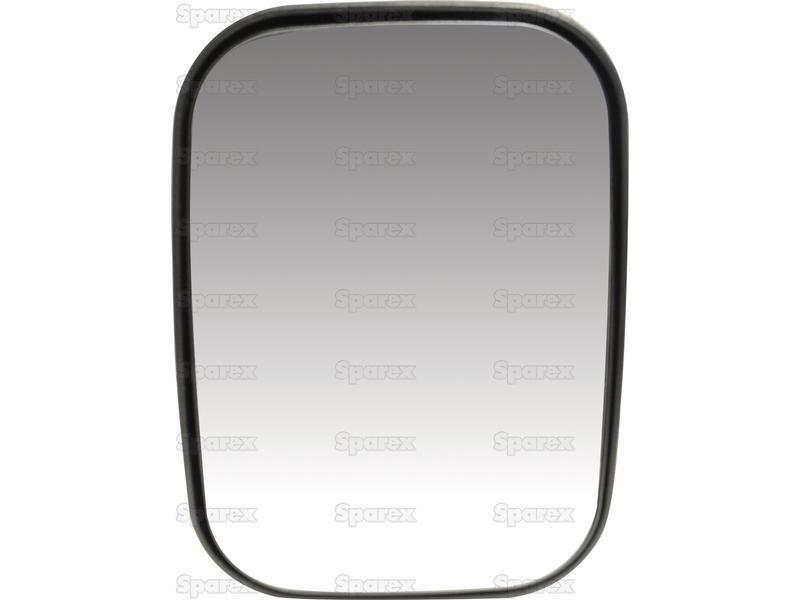 Mirror Head - Rectangular, Convex - Heated, 305 x 215mm, Universal Fitting for Challenger MT535D