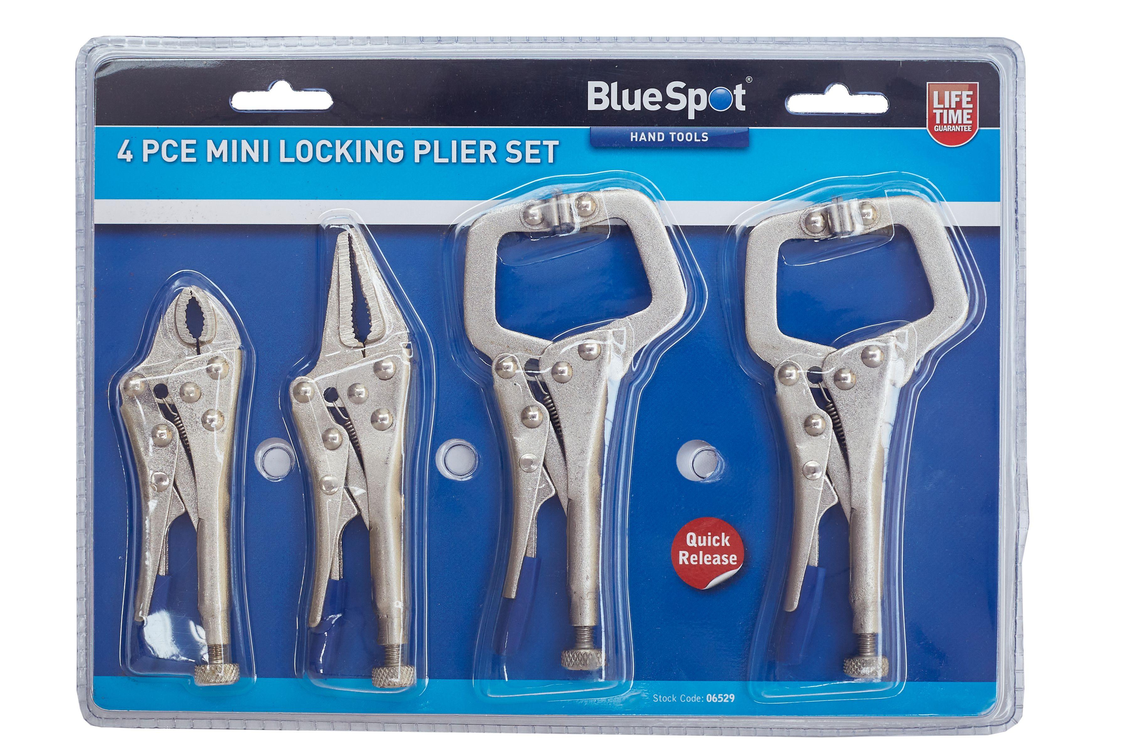 Blue Spot Tools 4 PCE Mini Locking Plier Set