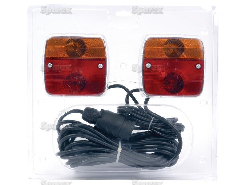 Halogen Lighting Set, Cable length: 7.5M, Max. extension: 2.5M