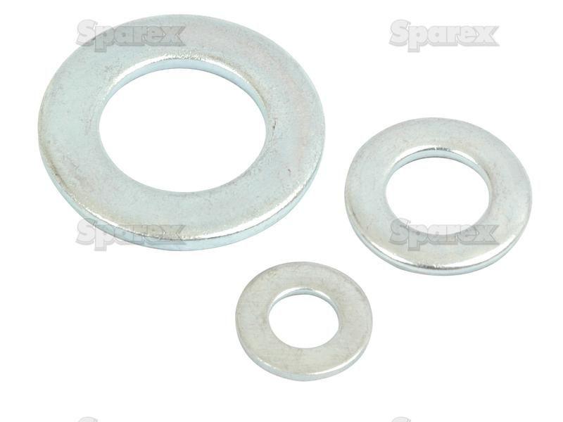 Imperial Flat Washers, ID: 1/4 - 3/4'' (Din 125A) 136 pcs. Agripak