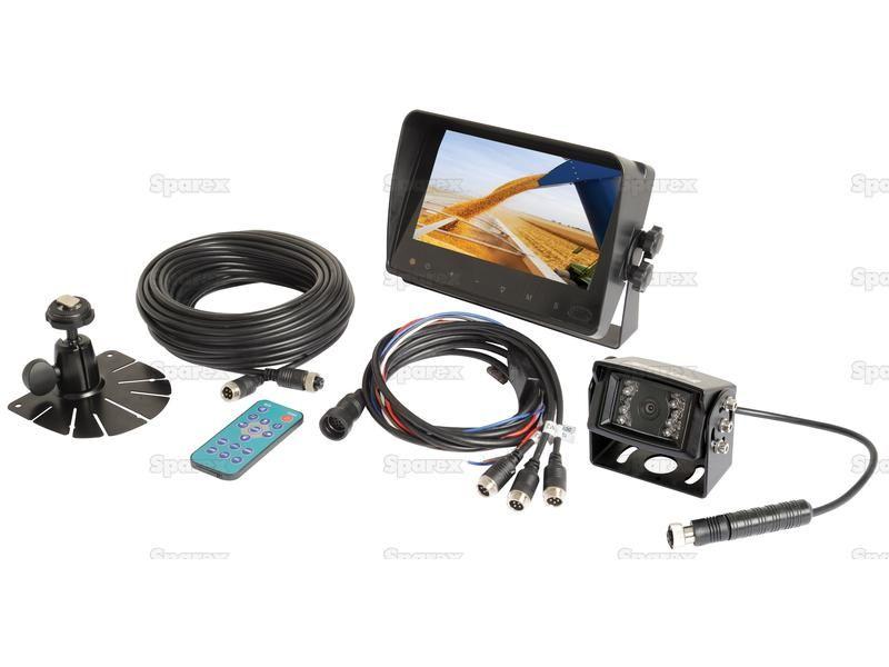 Wired Reversing Camera System with 7'' LCD Monitor & Camera