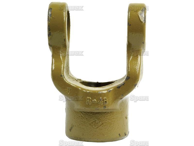 PTO Yoke - Pinhole Yoke (U/J Size: 27 x 74.5mm) Bore Ø1 1/4'', Pin Ø: 3/8''. Bondioli & Pavesi, La Magdalena, Walterscheid