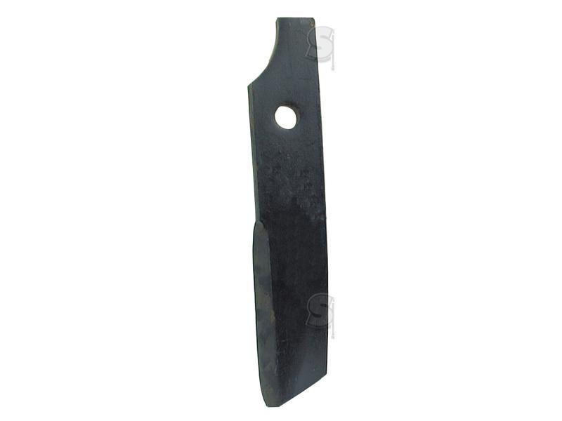 Rotavator Tine Twisted LH. Width: 50mm, Height: 270mm, Hole Ø: 16.5mm. Replacement for Kuhn for Kuhn EL80N