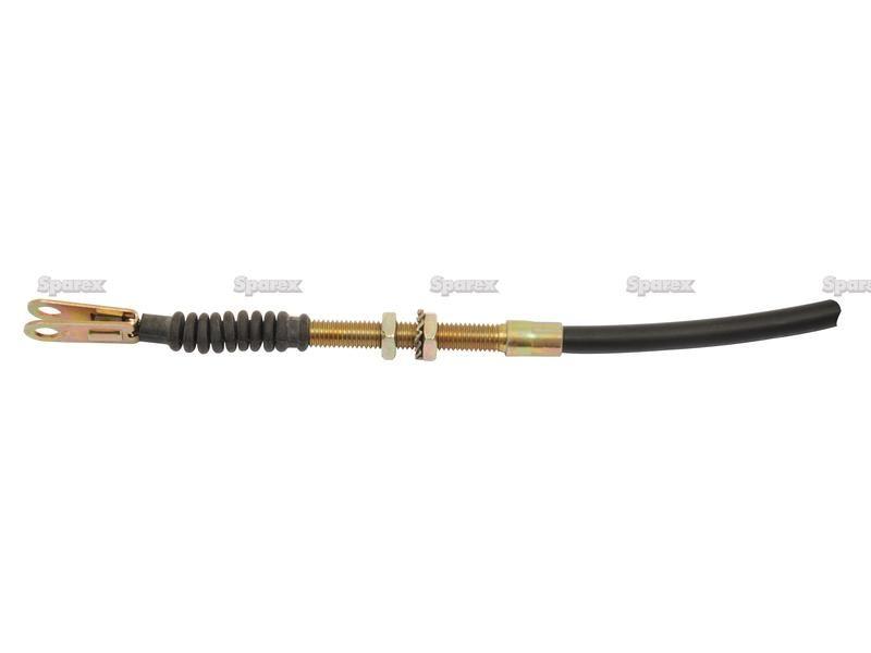 Hand Throttle Cable - Length: 550mm, Outer cable length: 410mm. for Massey Ferguson (3388256M3)