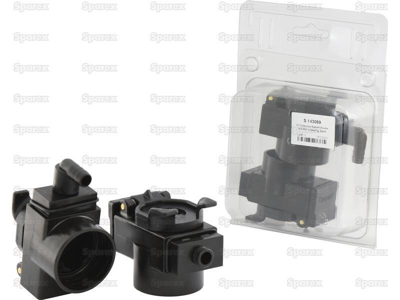 Oil Collection System Double unit 55mm spacing, blank straight (Agripak) Faster S.p.A (TARV255)