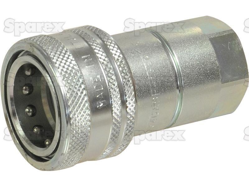Faster Quick Release Hydraulic Coupling Female 3/4'' Body x 3/4'' BSP Female Thread Faster S.p.A (ANV 34 GAS F, ANV34GASF)