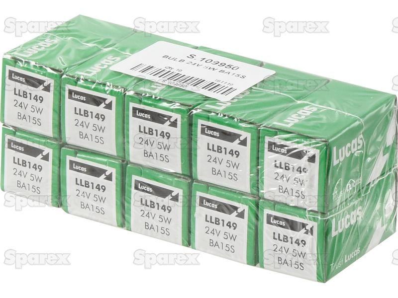 Halogen Side | Indicator Bulb, 24V, 5W, BA15s Base Lucas, OSRAM