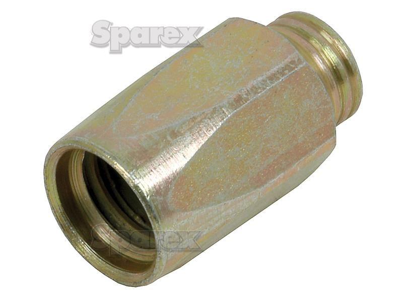 Hydraulic 2-Piece Re-usable Coupling Ferrule 1/4'' 2-wire skive-off