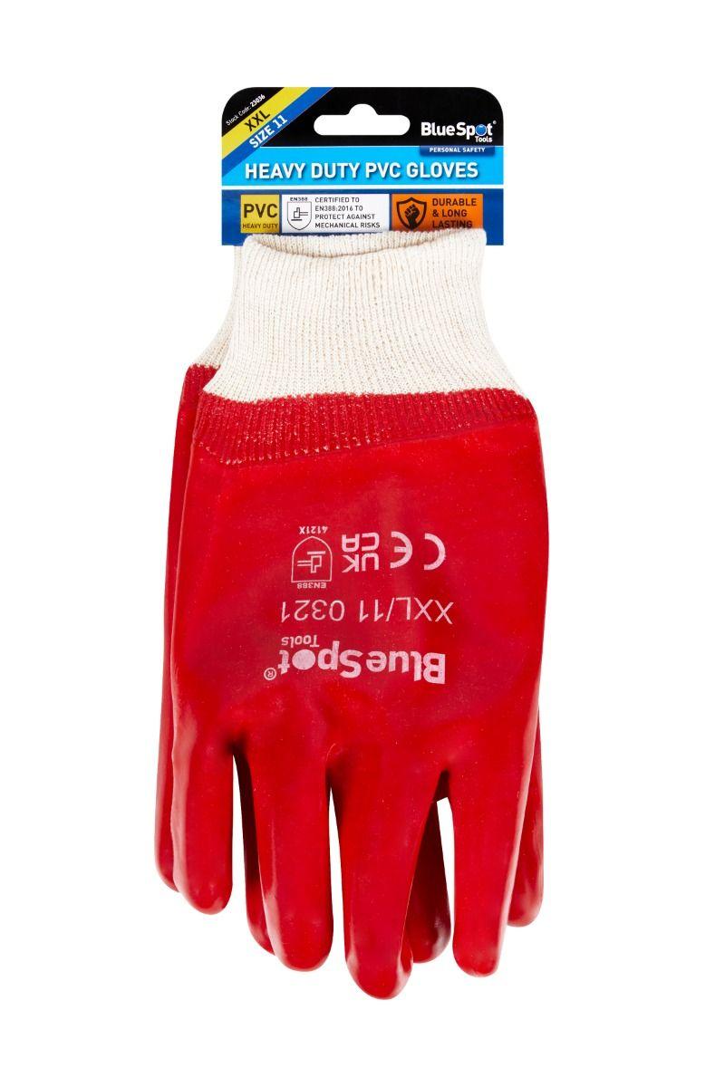 Blue Spot Tools Heavy Duty Pvc Gloves (XXL)