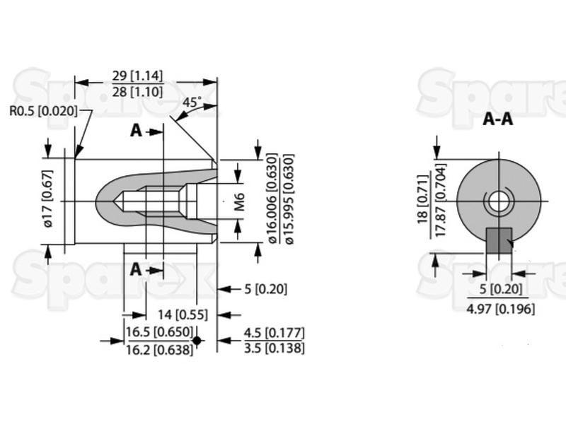 Orbital Hydraulic Motor Danfoss (151G0005, OMM20, OMM20151G0005)