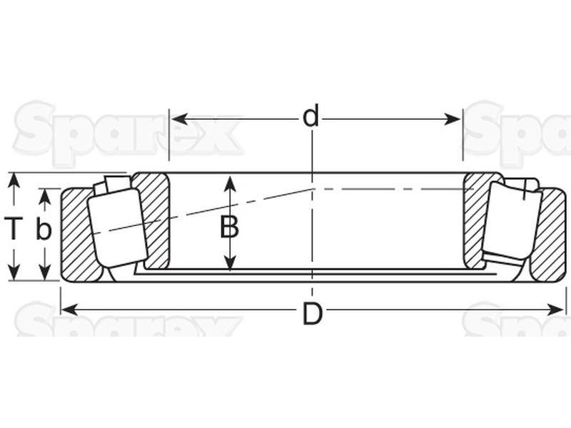 NTN SNR Taper Roller Bearing (30309) for Zetor 7711 (UR1 Series)