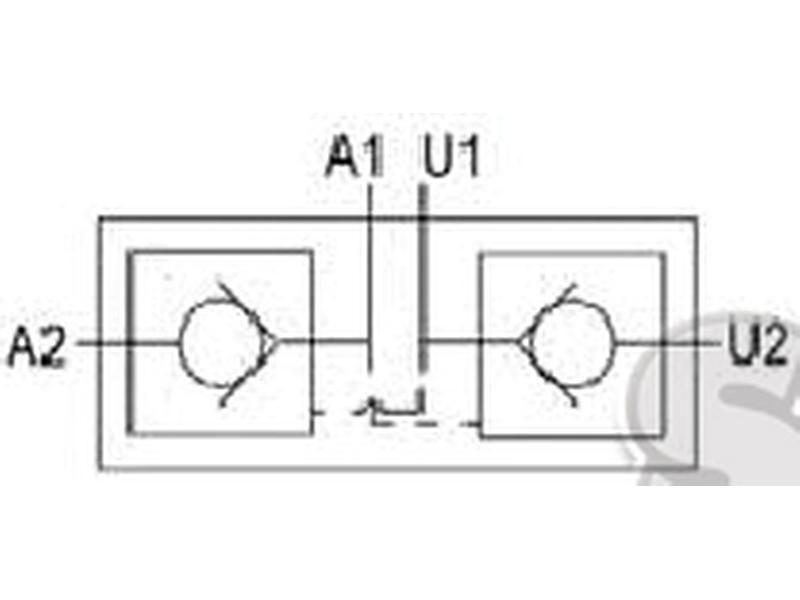 Hydraulic Double Acting Check Valve 1/4''BSP Bondioli & Pavesi (VRDE015F)