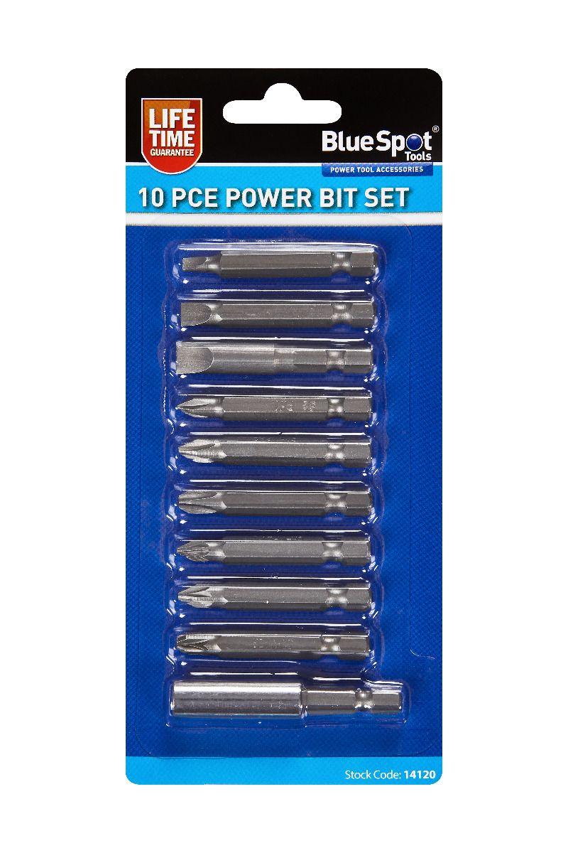 Blue Spot Tools 10 PCE Power Bit Set