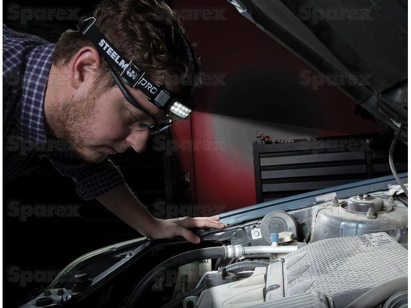 Slim rechargeable headlamp with movement detector