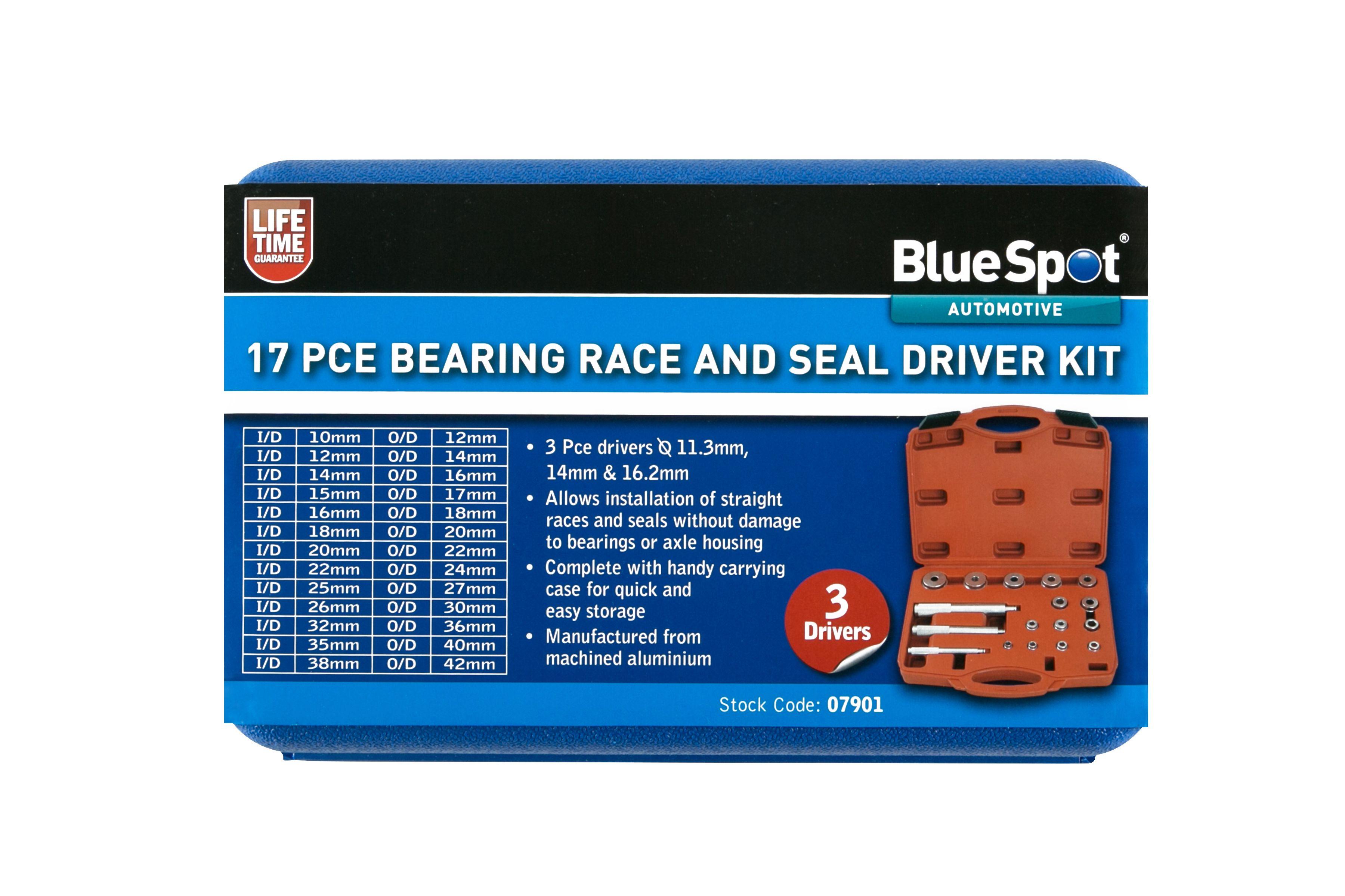Blue Spot Tools 17 PCE Bearing Race and Seal Driver Kit