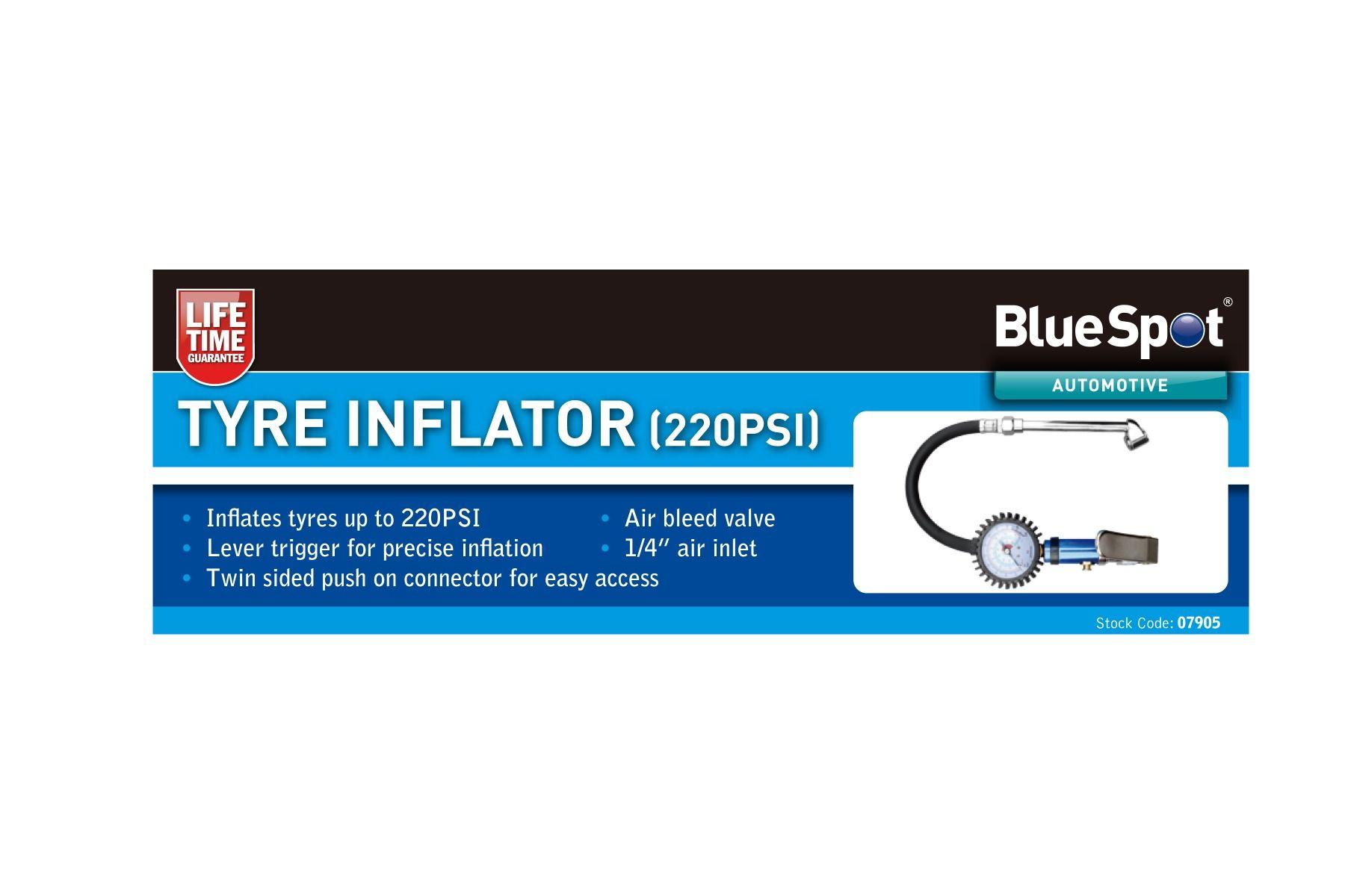 Blue Spot Tools Tyre Inflator (220PSI)