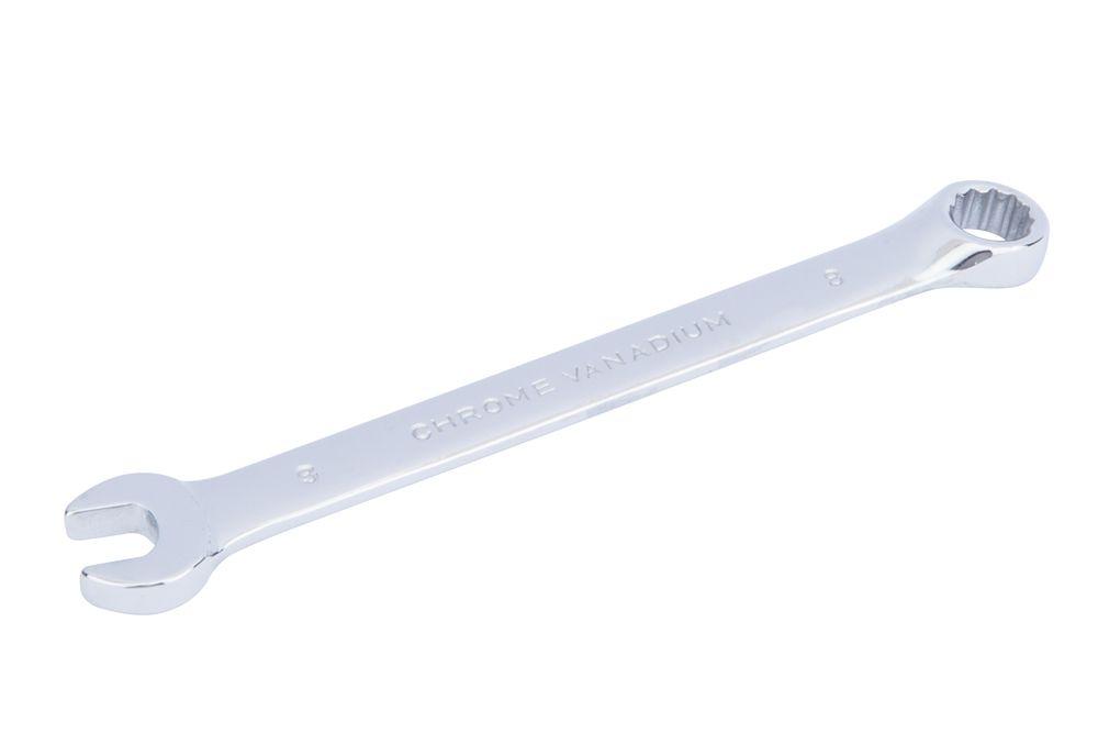 Blue Spot Tools 8mm Fully Polished Chrome Vanadium Spanner