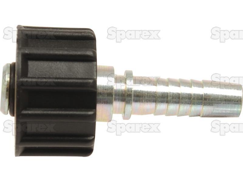 Dicsa Metric (Karcher) Hose Insert 5/16'' x M22 x 1.5 Female Thread Straight Swivel Cone Overlay