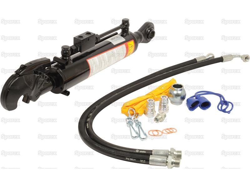 Hydraulic Top Link (Cat.2/2) Ball and Q.R CBM Hook, Cylinder Bore: 80mm, Min. Length : 665mm.