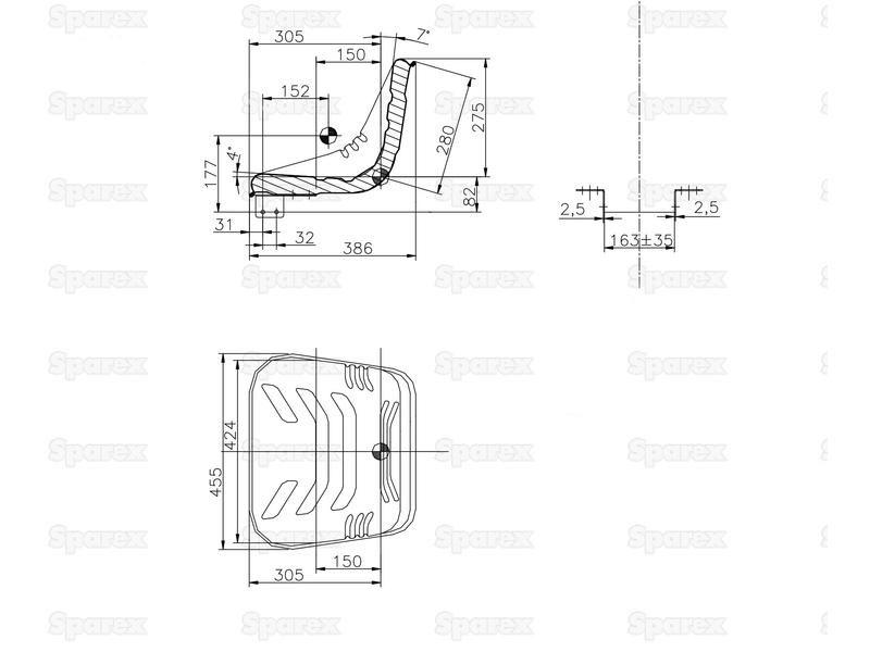 Sparex Seat Assembly