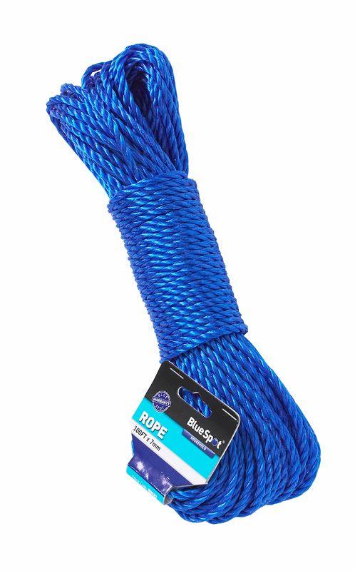 Blue Spot Tools 30m x 7mm (100ft) Poly Rope