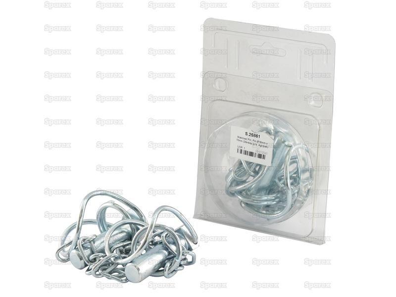 Stabiliser Pin, Pin Ø16mm x 70mm (2 pcs. Agripak)