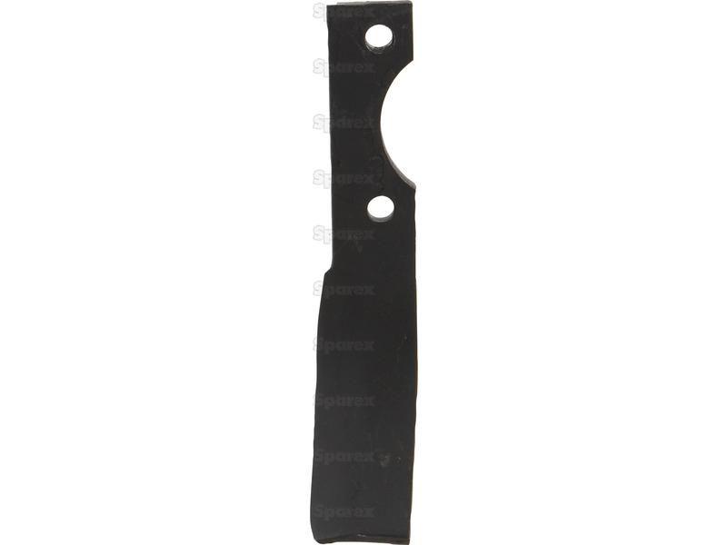 Rotavator Blade Curved RH 35x8mm Height: 215mm. Hole centres: mm. Hole Ø: 10.5mm. Replacement for