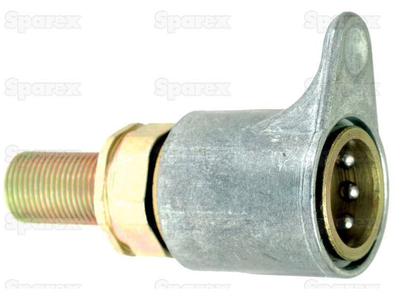 Stauff Quick Release Hydraulic Coupling Female 1/2'' Body x M18 x 1.50 Metric Male Bulkhead