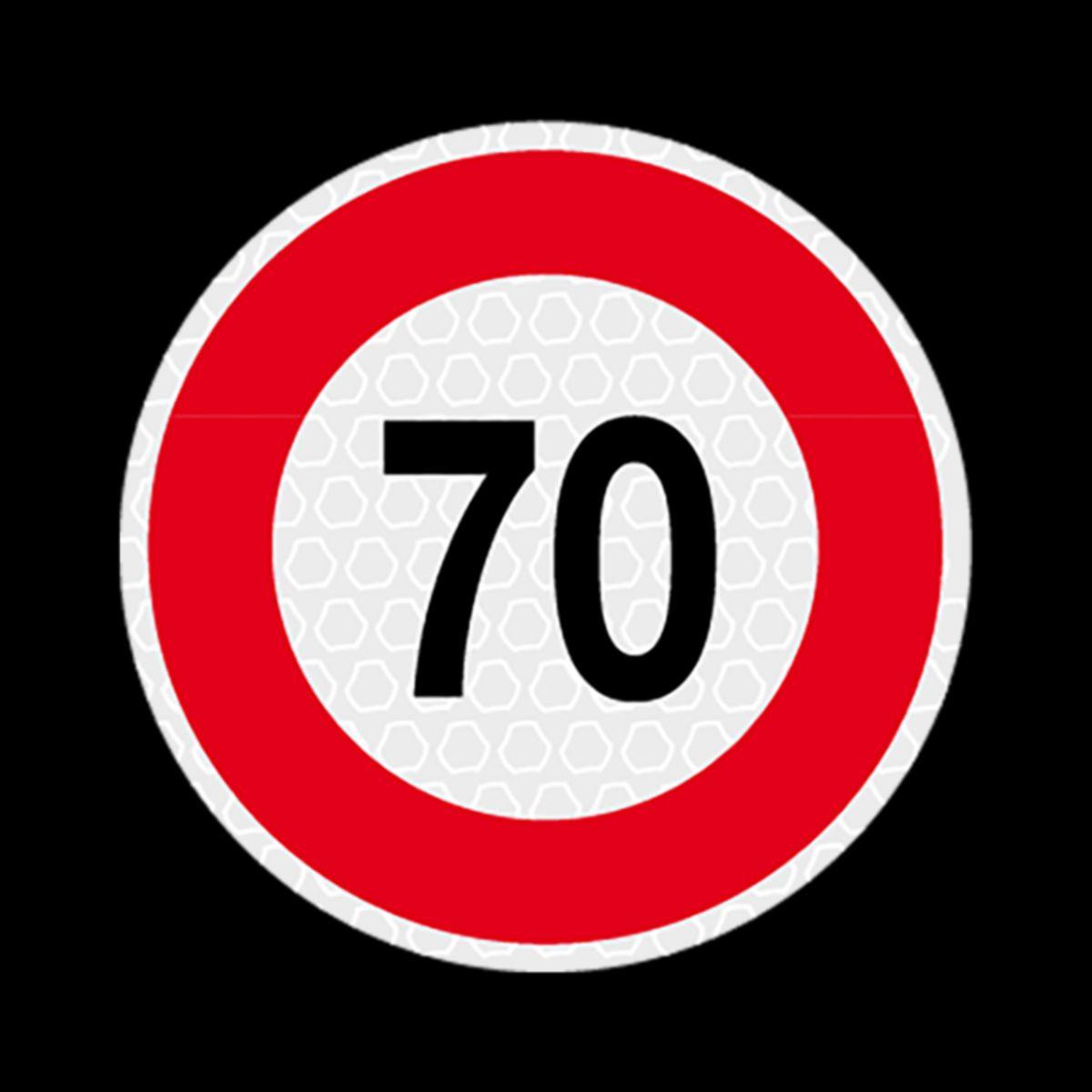 70 Km/H Signalling Panel for Lamborghini S.0844.0031