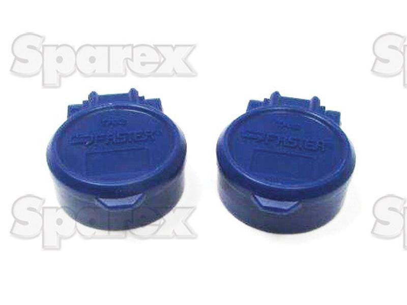 Dust Cap 1/2'' Blue Fits Female Coupling - TA Series TA12 (2 pcs. Agripak) Faster S.p.A (TA12)