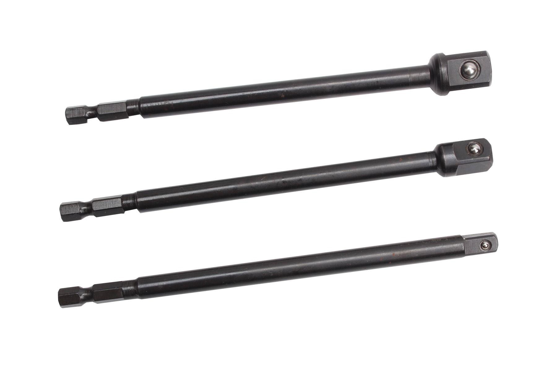 Blue Spot Tools 3 PCE 150mm (6") Impact Socket Adaptor (1/4"-3/8"-1/2")