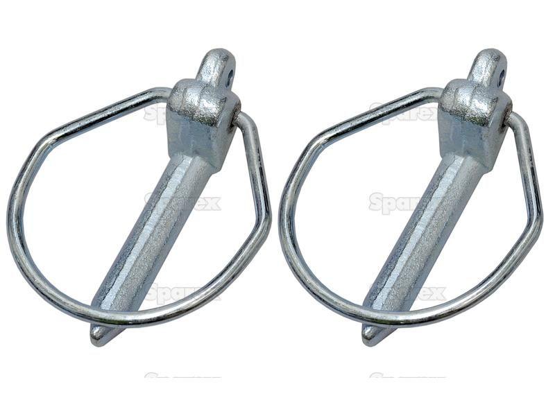 Pear Linch Pin, Pin Ø12mm x 52mm (2 pcs. Agripak)